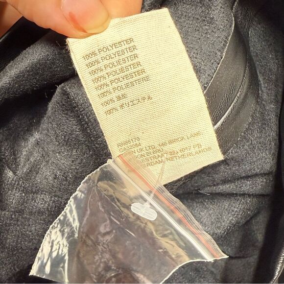 Anthropologie Let Me Be Faux Leather Pintucked Black Bustier Cami S NWT - Picture 8 of 15